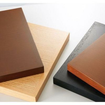 テーブル天板 オーク突板・木縁巻き 幅1700×奥行800mm