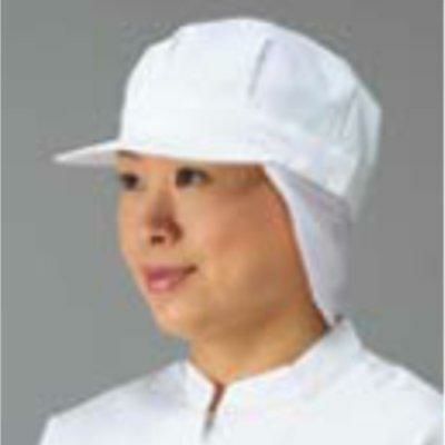 頭巾帽子 八角タイプ フリー 9-1065 白