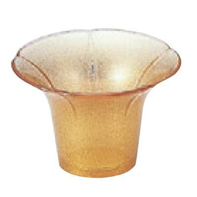 珍味 (中)朝顔珍味入れ金パール