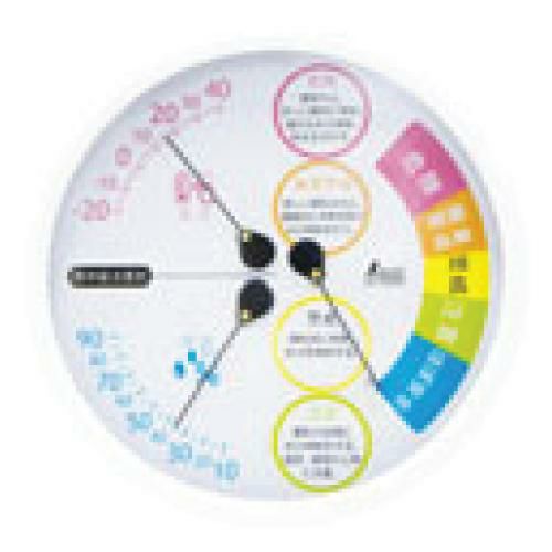 シンワ 温湿度計 熱中症注意 F-3L 2 70505 