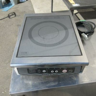 業界最長1年保証】【中古】IHコンロ ホシザキ HIH-2CE-1 幅350
