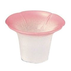 珍味 (大)朝顔珍味入れピンクぼかし