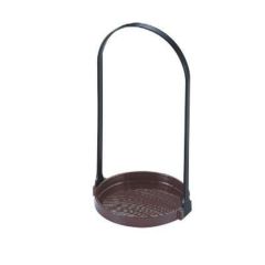 かご 3.5寸丸手提台(大)新溜