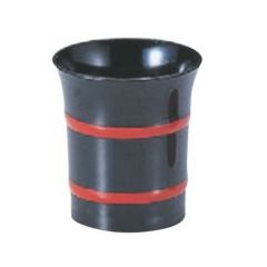 酒器 ぐい呑み 桶ぐい呑み黒帯朱/盃2019W