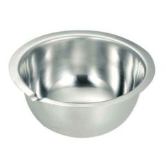 深型ボール フラットエッジ 注ぎ口付 24cm