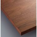 【受注生産品】テーブル天板 ウォールナット突板・木縁巻き ストレートタイプ 幅1400×奥行900mm