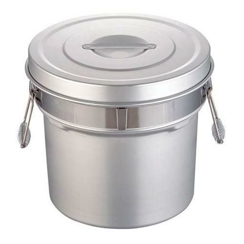 アルマイト 段付二重食缶 249-R 14L φ296×H286