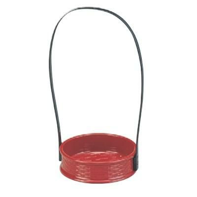 かご (小)一閑張籠朱(折畳式)