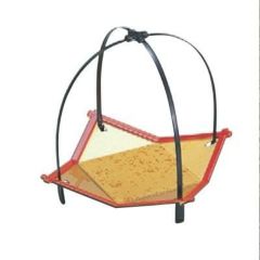 かご 利久皿色紙金箔渕朱 SH塗