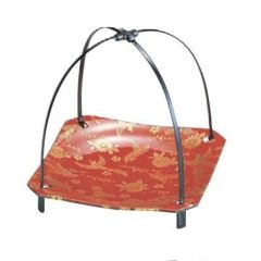 かご 大和皿朱鳳凰