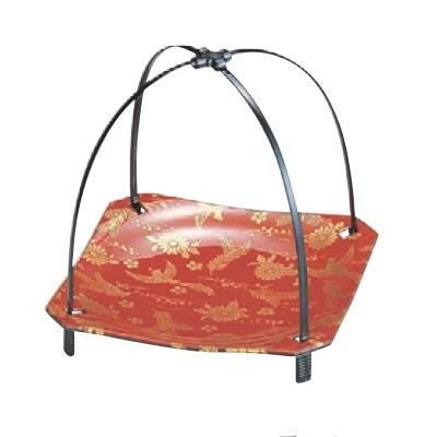 かご 大和皿朱鳳凰