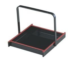 盛器 富士手提盛器黒天朱本体(折畳式)