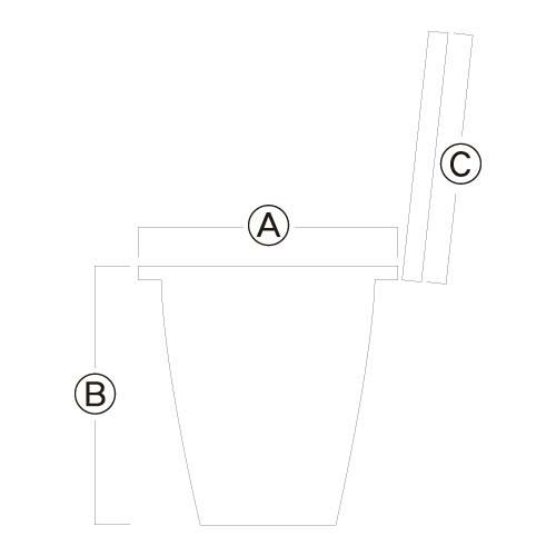 ピーコック 18-8 木柄ラーメン・パスタあげ 丸底(16メッシュ)