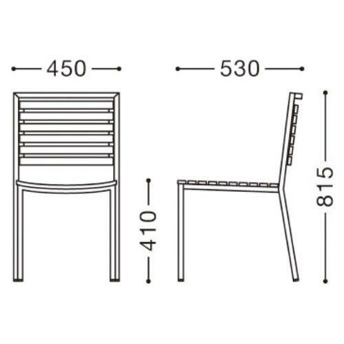 ガーデンチェア デニング