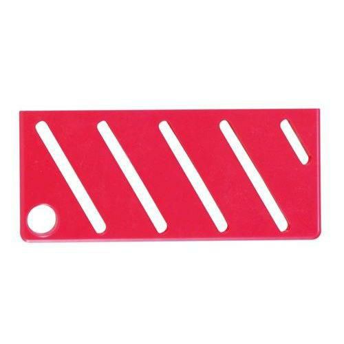 HACCP包丁差用カラープレート A(斜)タイプ レッド