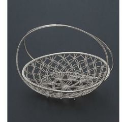 かご 龍宮手提籠シルバー