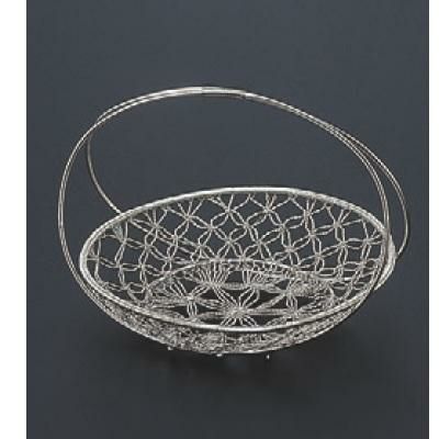 かご 龍宮手提籠シルバー