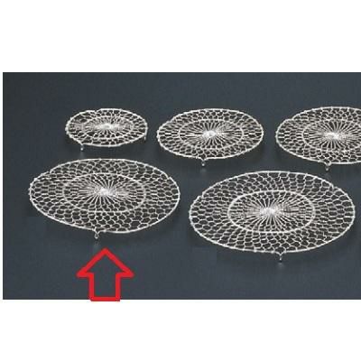 目皿 シルバー目皿二輪足付12.5φ