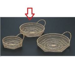 かご (中)片手丸籠ゴールド