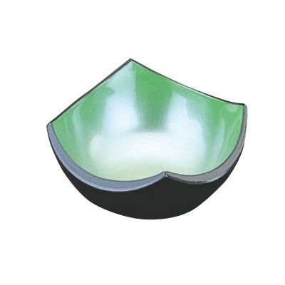 小鉢 (小)3.2寸四方上り鉢グリーンかすみ