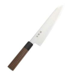 堺菊守(モリブデン鋼)和式 紫檀柄 切付牛刀 30cm