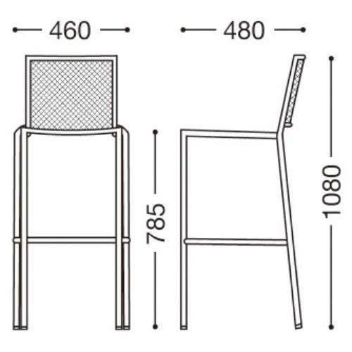 ガーデンチェア ラスティS