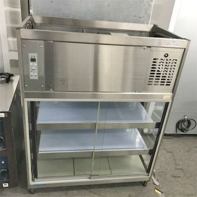 【中古】惣菜冷蔵ショーケース(置き型) 大穂製作所 OHT-900 幅900×奥行500×高さ1140 【送料別途見積】【業務用】