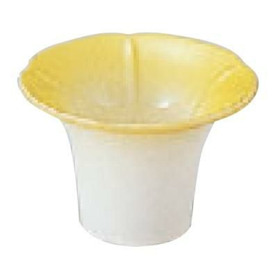 珍味 (小)朝顔珍味入れ黄ぼかし