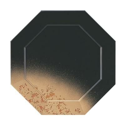 プレート 八角プレート(大) パール色紙金箔 SH塗/洋食器