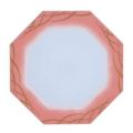 プレート 八角プレート(小) ピンクぼかしつゆ草渕ピンク/洋食器