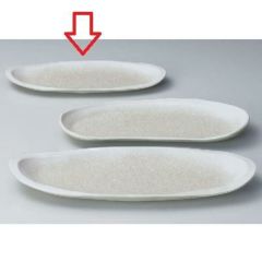 盛皿 9寸雅小判盛皿 白唐津