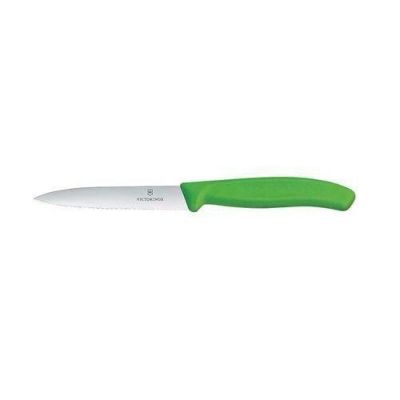 【ビクトリノックス ペティナイフ 波刃GN 6.7736.4FCE 10cm】/業務用/グループA