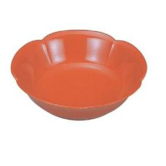 小鉢 (大)朝顔鉢総洗朱