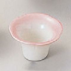 珍味  朝顔珍味入れ(小)ピンク 高さ29mm×直径:47