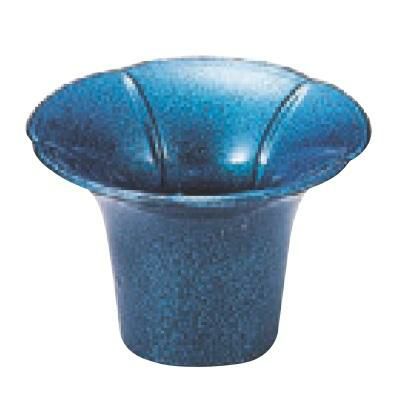 珍味 (中)朝顔珍味入れブルーパール