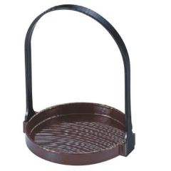 かご 3.5寸丸手提台(小)新溜