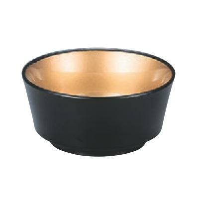 酒器 ぐい呑み  切立低型ぐい呑み黒内金  高さ30 直径:65  飲食店 /盃2019W/