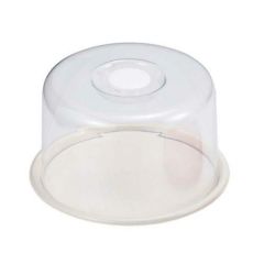 深型ラブリーハット 丸(中)ホワイト MT-4911