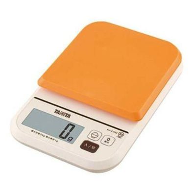 タニタ デジタルクッキングスケール 2kg KJ-210M-OR オレンジ