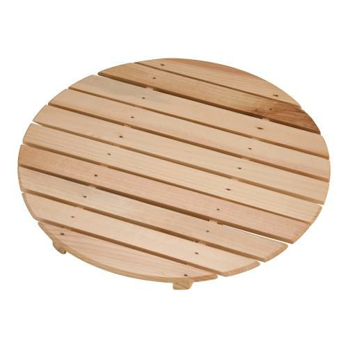 天然木盛込桶用目皿 クリアー 尺4用 30017