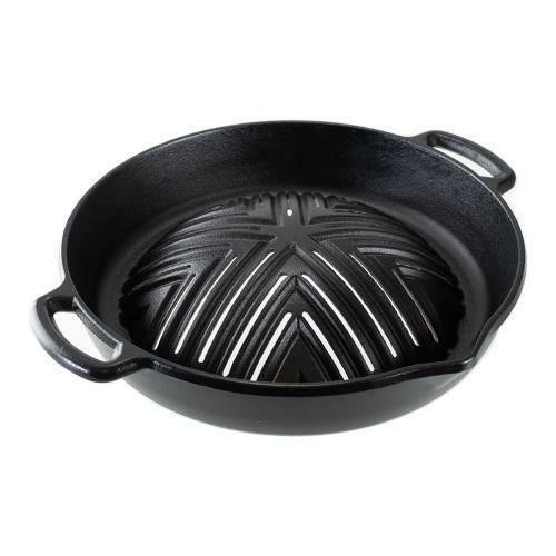 アサヒ 焼肉ジンギスカン鍋 深型 穴あき 29cm