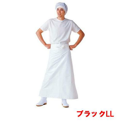 マイティクロス エプロン 腰下 E-1002-7 ブラック LL