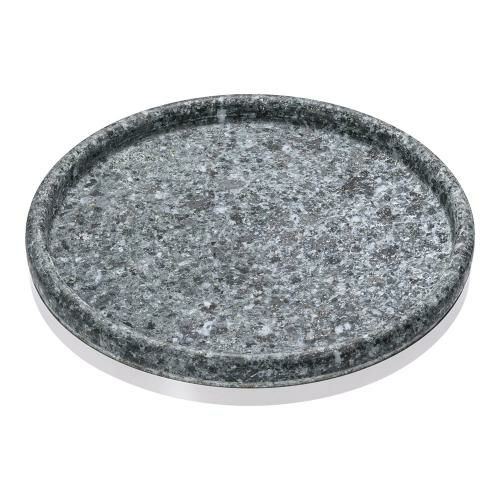 長水石焼マルチプレート補強リング付 YS-0818B 18cm