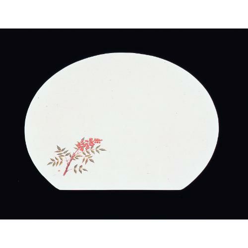 尺3半月枯淡懐石まっと(100枚入) 南天