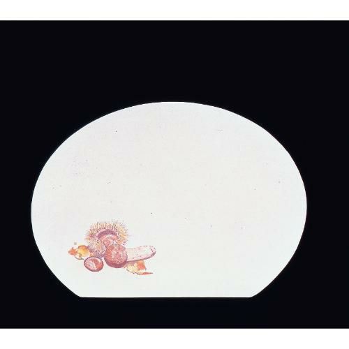 尺3半月枯淡懐石まっと(100枚入) 松茸と栗