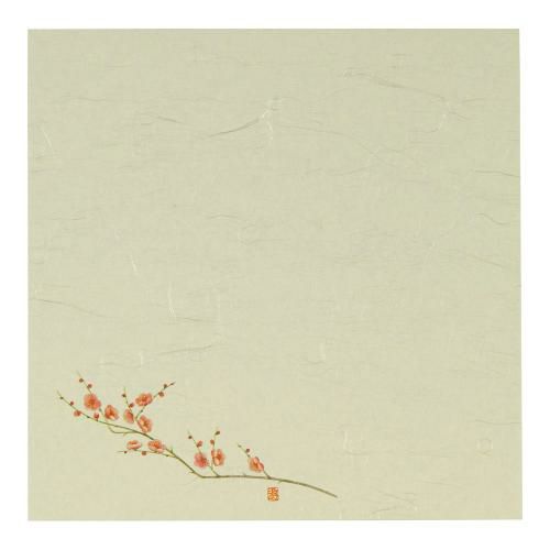 5寸懐紙 四季の花(100枚入) S5-3 梅