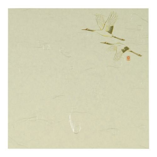 5寸懐紙 四季の花(100枚入) S5-17 鶴・祝