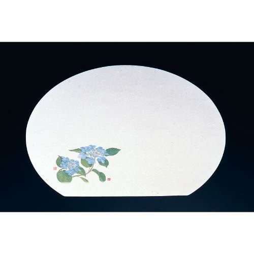 尺3半月枯淡懐石まっと(100枚入) 紫陽花