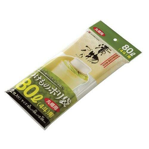 漬物樽用ポリ袋(2枚入)丸S80型用
