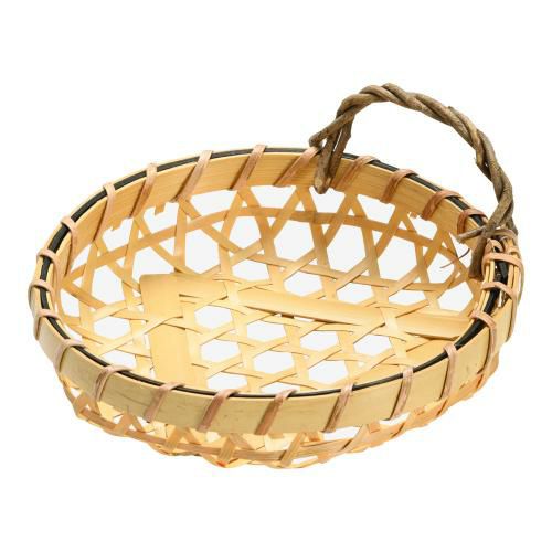 百合 カズラ付篭 12cm